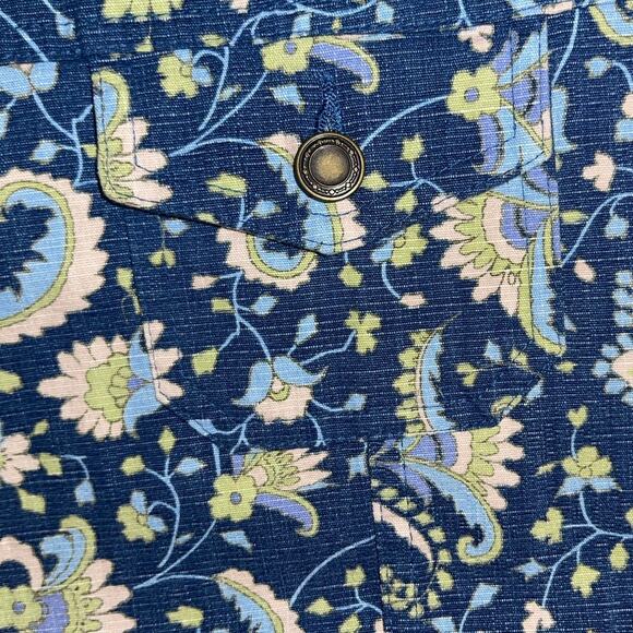 Charter Club Womens Floral Paisley Zip up Jacket Size Large Boho Casual - Picture 4 of 4